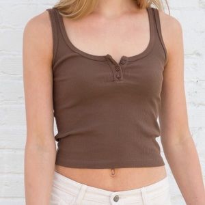 Brandy Melville brown dalis tank top